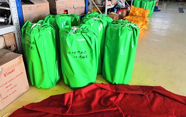 Happy Inflatable factory accomplished production of inflatable swimming pools